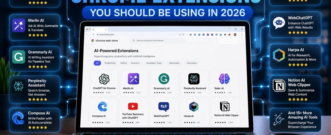 25 Best AI Chrome Extensions You Should Be Using in 2026